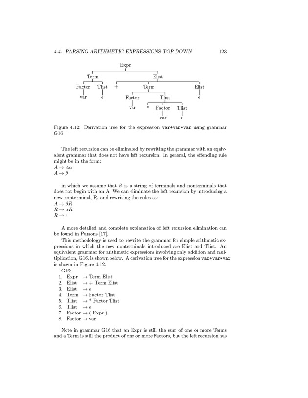 Compiler Design: Theory, Tools, and Examples - Page 123